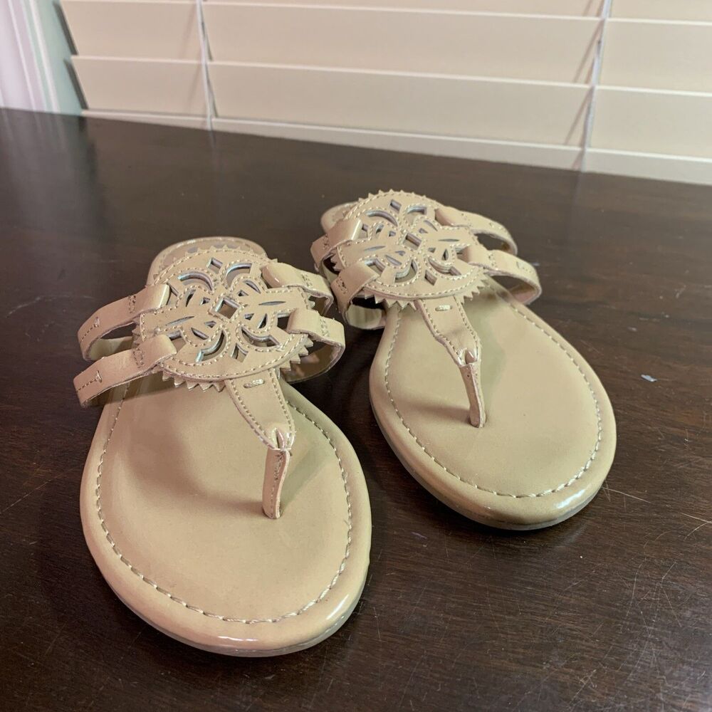 Sam Edelman Canyon Sandals Women's Size 6.5 Saddle Brown Medallion